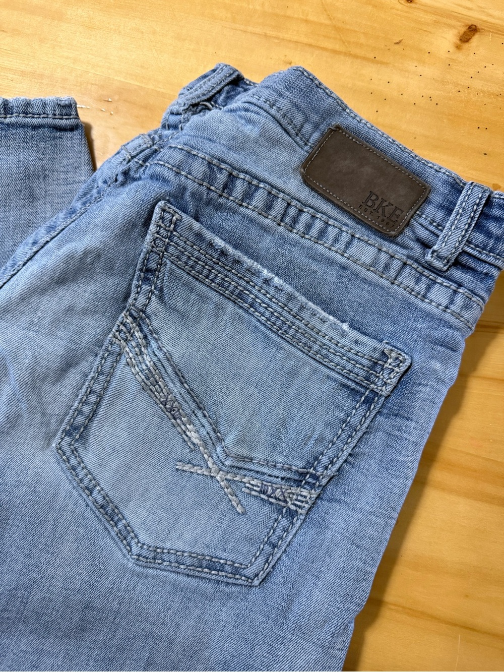 BKE Tyler 34x34 Men’s Light Blue Denim Jeans